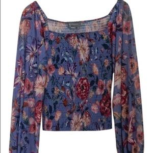 ANTHROPOLOGIE SMOCKED TOP